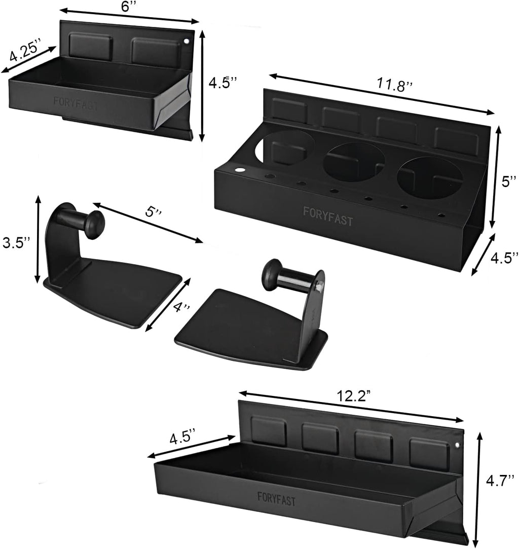 Magnetic Toolbox Tray Set and Holder 4-piece V1256
