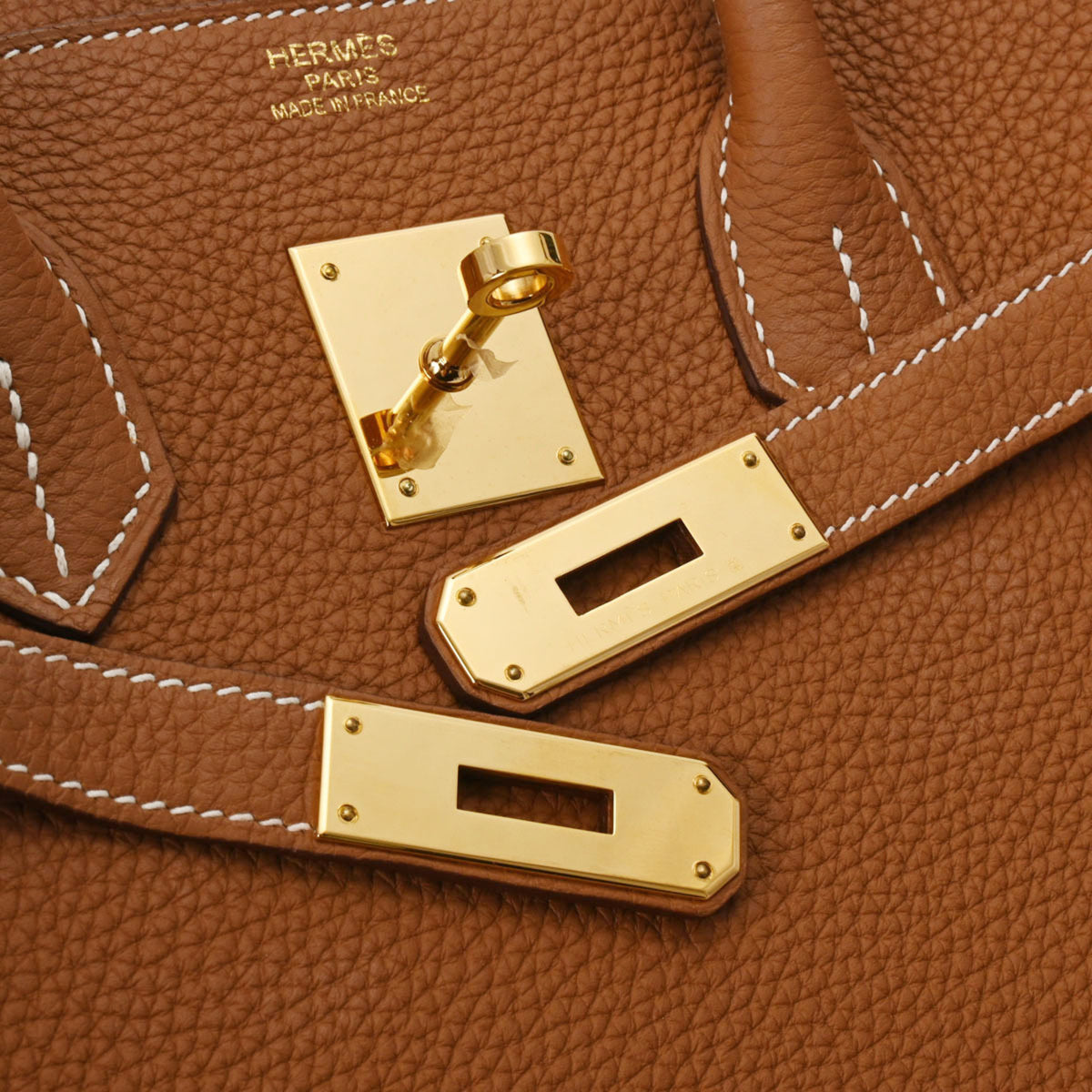 Gold Togo Handbag Q8242