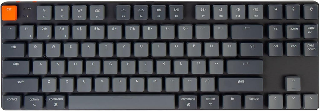 87 Keys Ultra-Slim Wireless Mechanical Keyboard with White LED Backlit C33173