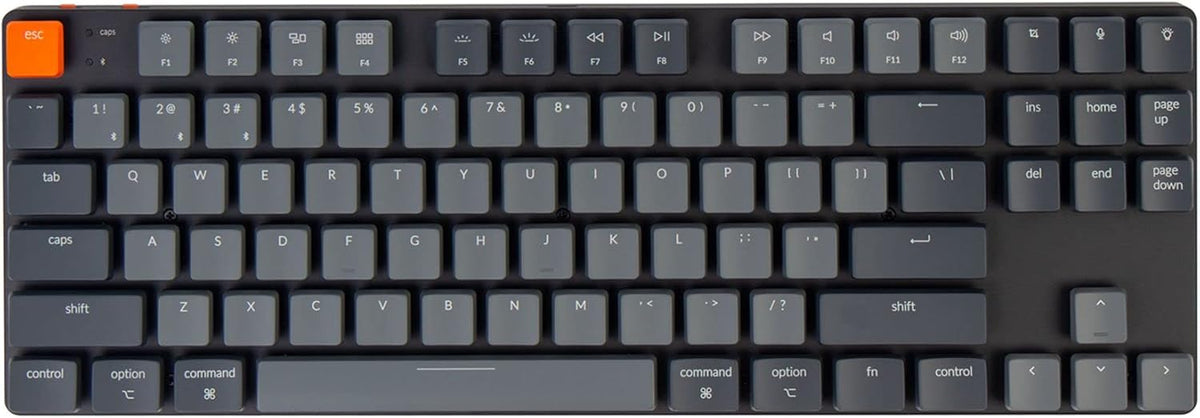 87 Keys Ultra-Slim Wireless Mechanical Keyboard with White LED Backlit C33173
