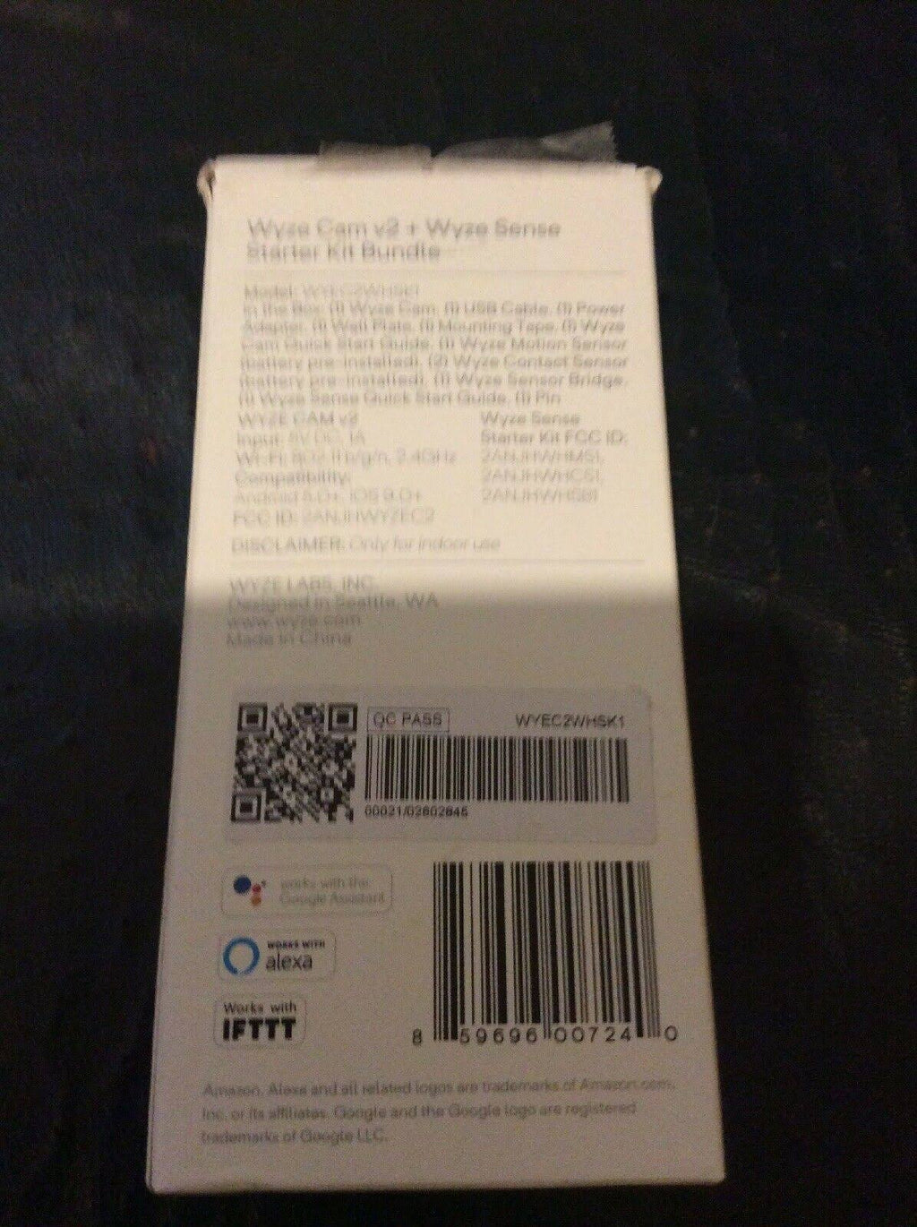 1080p Indoor Smart Home Camera with Starter Kit J155756