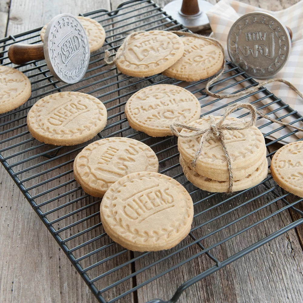 Cast Aluminum Cookie Stamp Set O669818
