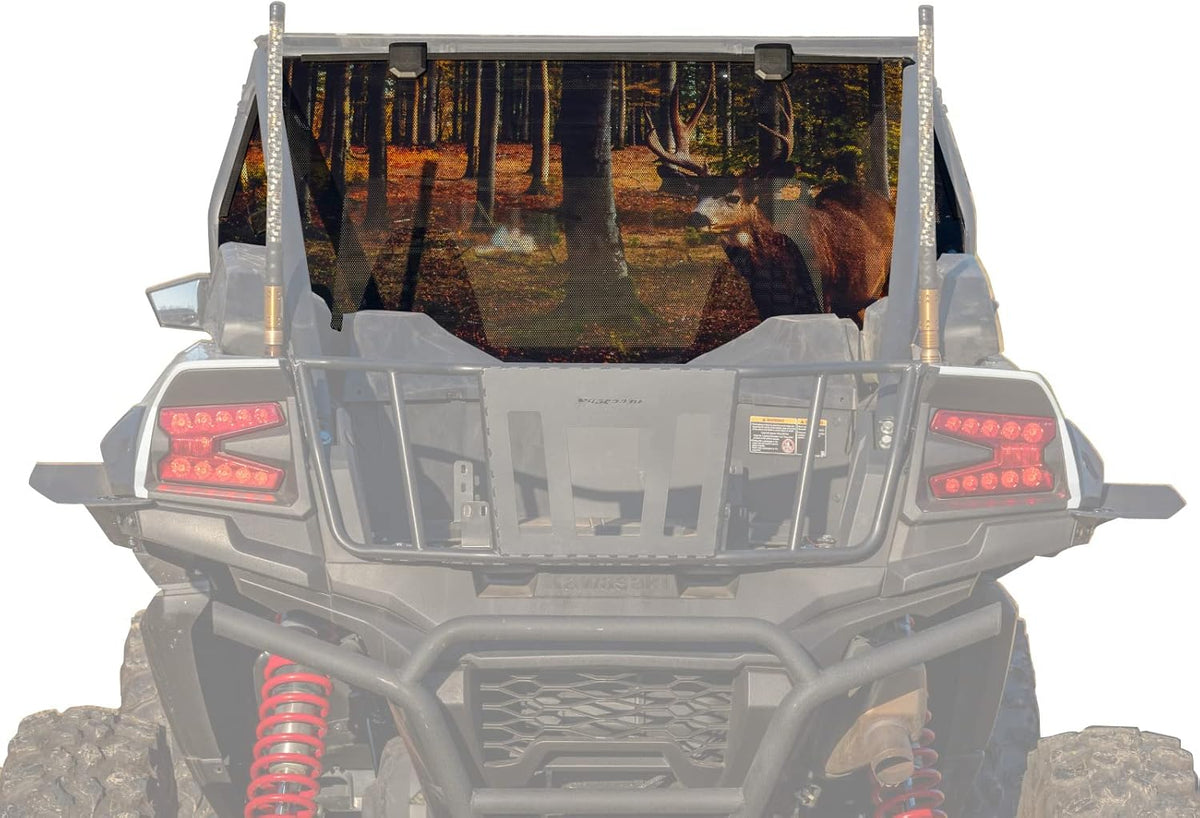Rear Windshield 1/4 Thick Polycarbonate Lightly Tinted F187039