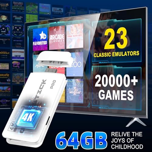 Retro Game Console with 20,000+ Games and Dual Wireless Controller G20098