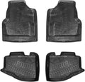 Black Floor Mats Liners Front and Rear Carpet C60325