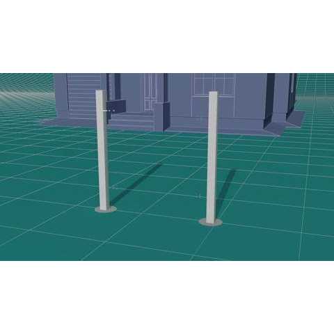 White Vinyl Privacy Fence Panel Kit H7525