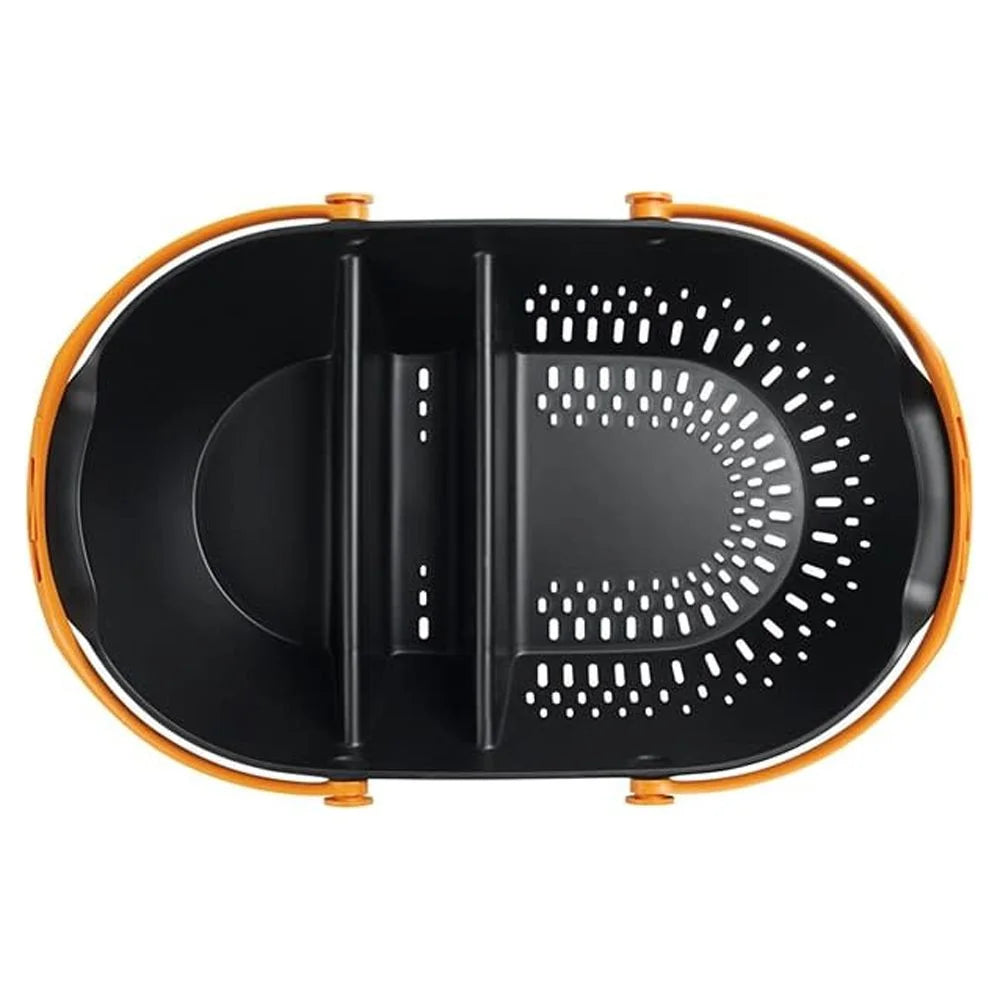 Black Durable Plastic Garden Harvest Basket I259456