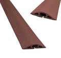 25 ft. Brown Rubber Duct Cord Cover W729