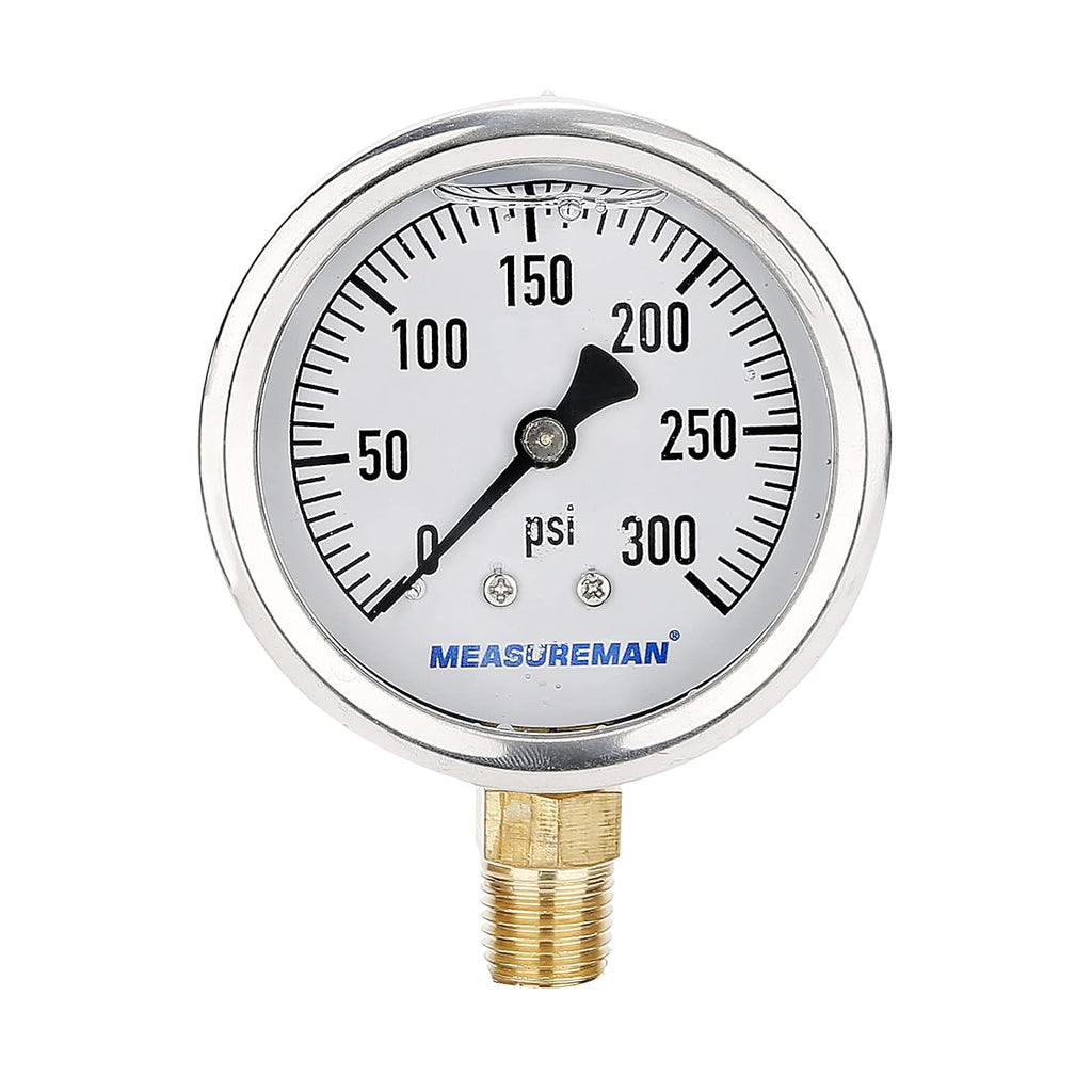 2-1/2inch Liquid Filled Hydraulic Pressure Gauge 0-5000psi/kpa Q934693