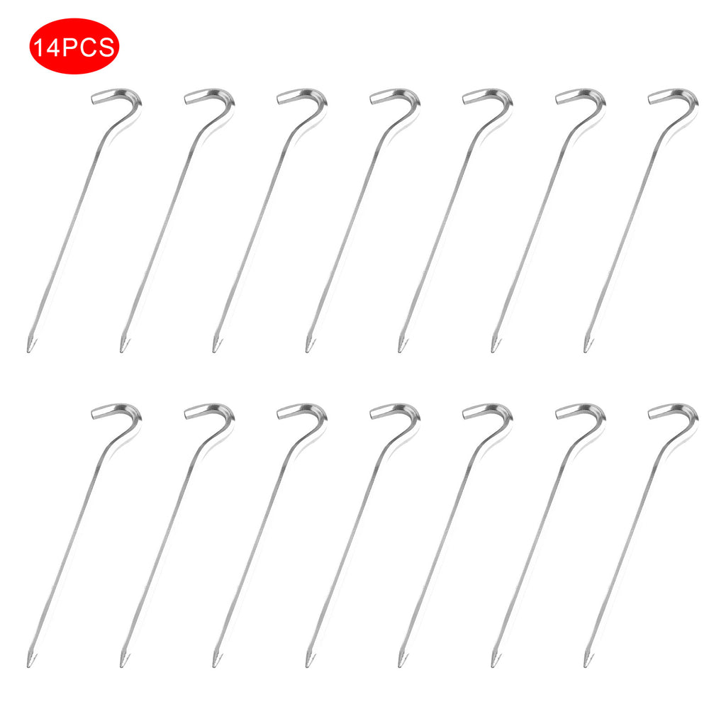 14pcs Steel Tent Stakes Y272917