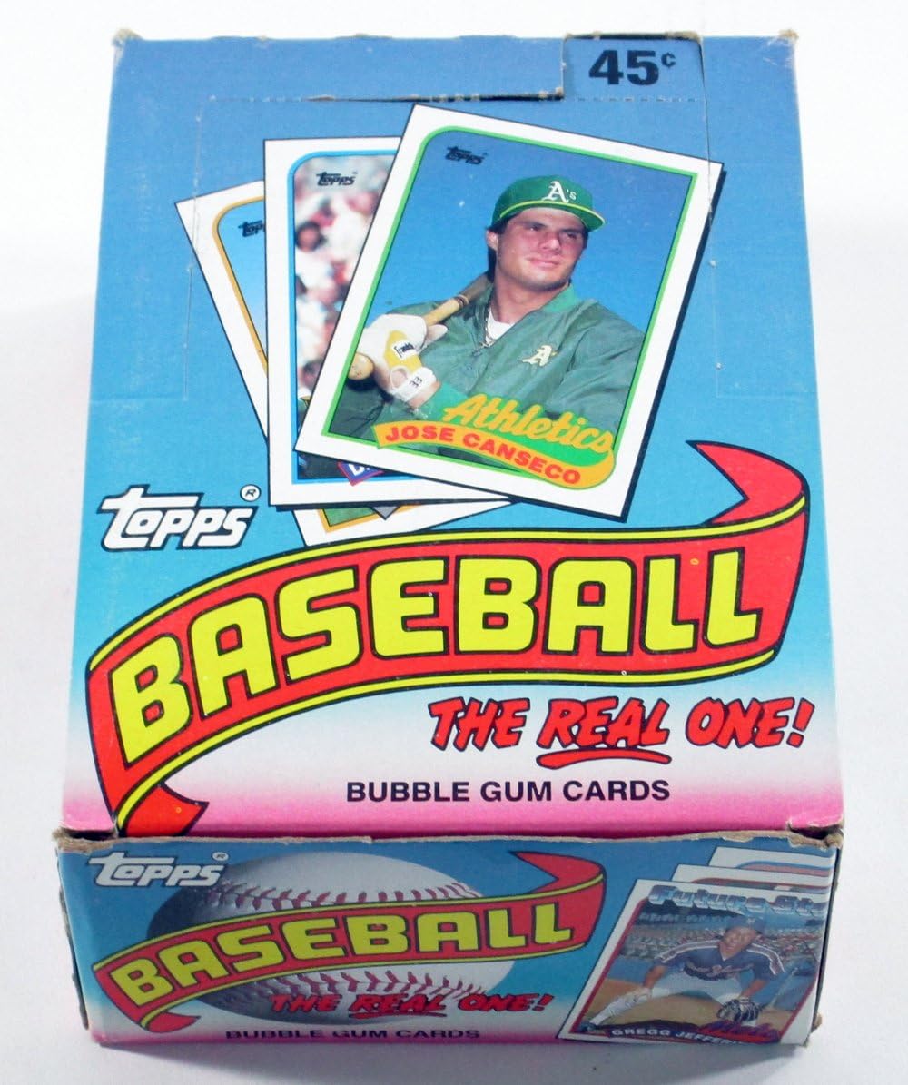 1989 Topps Baseball Cards Box (36 packs) B8687