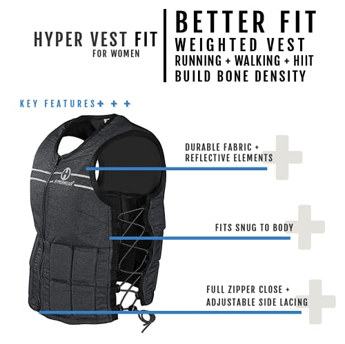 Women Weighted Vest Adjustable up to 10 lbs C52286