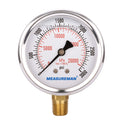 2-1/2inch Liquid Filled Hydraulic Pressure Gauge 0-5000psi/kpa Q934693