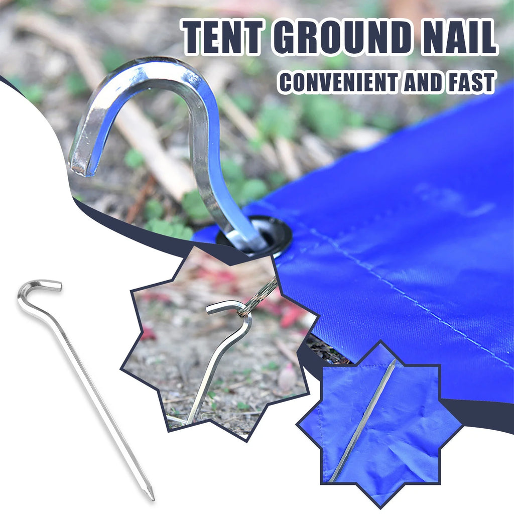 14pcs Steel Tent Stakes Y272917