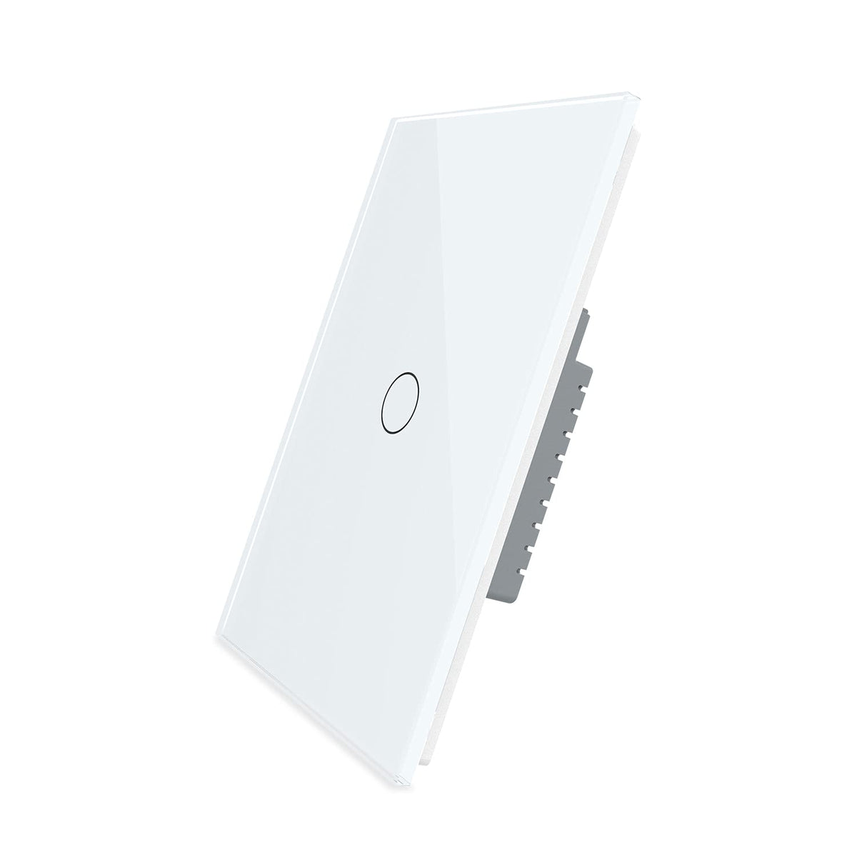 Black Wall Touch Light Switch, 2 Gang 1 Way G416