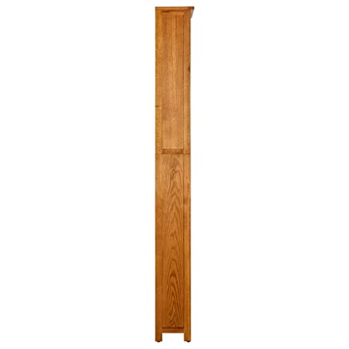 7-Tier Solid Oak Wood Bookcase R112964