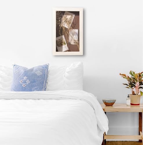 Black 11x17 Extra Deep Shadow Box Frame with Linen Back G9997