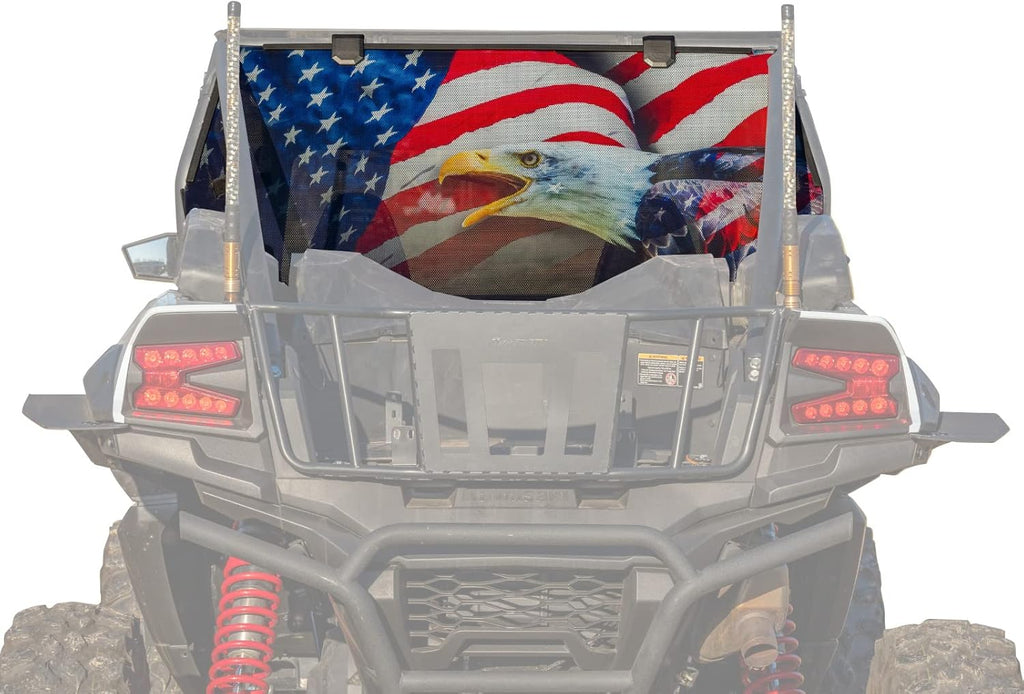 Rear Windshield 1/4 Thick Polycarbonate Lightly Tinted F187039