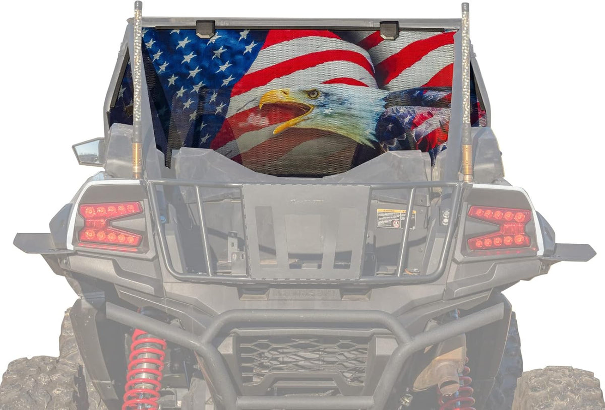 Rear Windshield 1/4 Thick Polycarbonate Lightly Tinted F187039