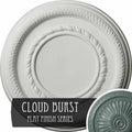 12 5/8x22OD x 1 1/8x22P Hand-Painted Ceiling Medallion U4041