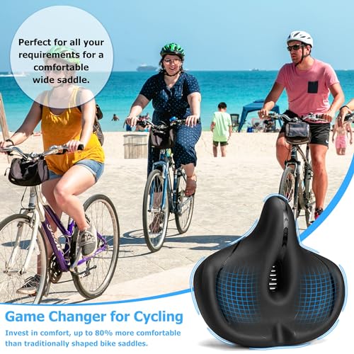 Oversized Extra Wide Bicycle Seat Cushion R431