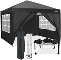 10x10ft Pop Up Canopy Tent with Wheeled Carry Bag B28611