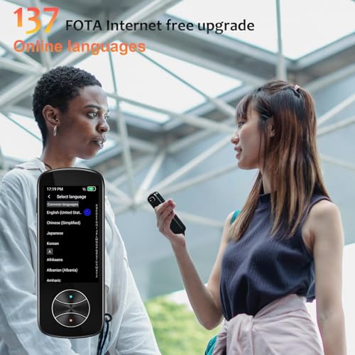 137+ Language Instant Two Way Translator Device T8334