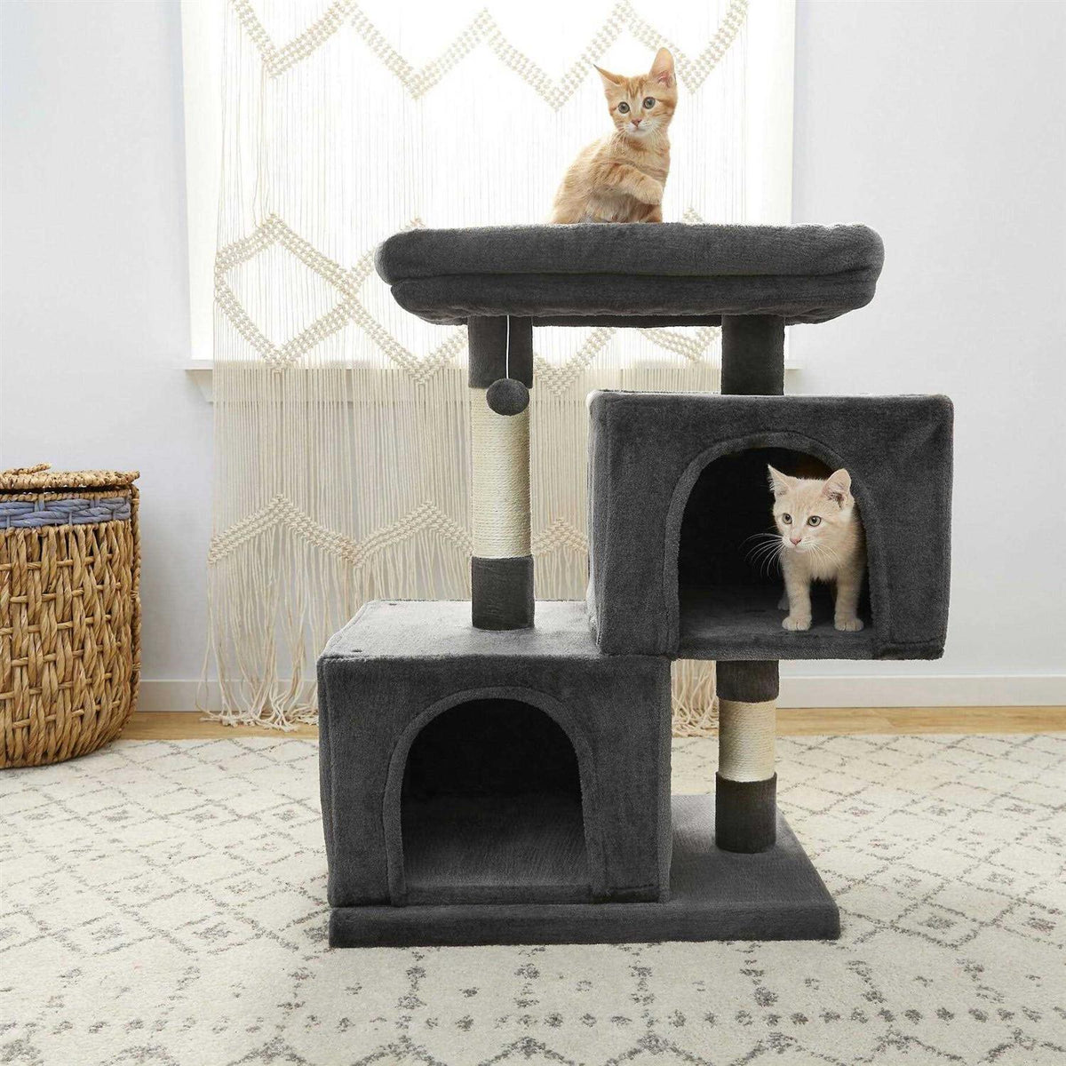 Faux Fur Cat Tree Condo N273160