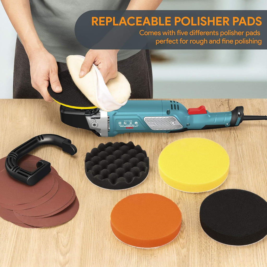 12 Amp 6-inch/7-inch Variable Speed Rotary Polisher R5560