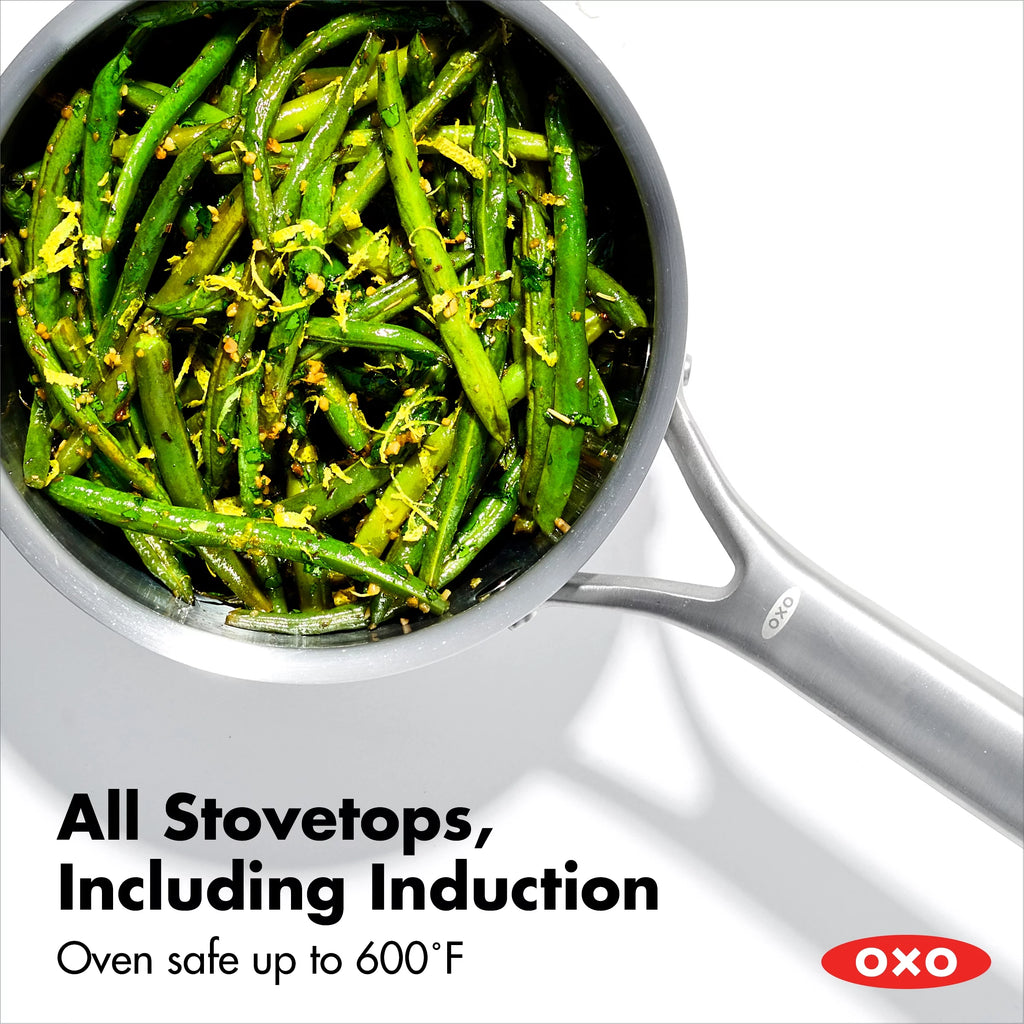 Tri-Ply Stainless Steel Chef's Pan Set F4714