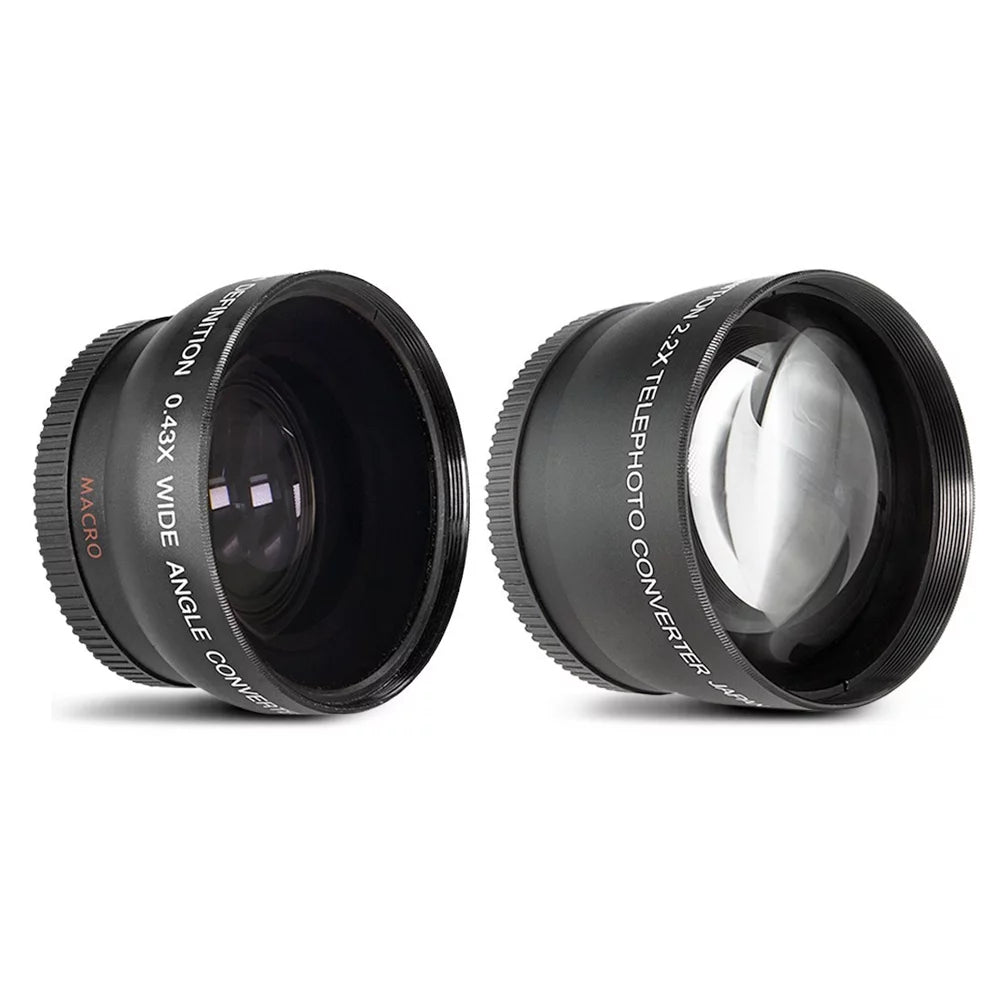 Camera + 50mm 1.8 + 75-300mm III + 3PC Filter W8781