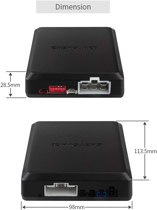 Car Alarm System Passive Keyless Entry Remote Starter T36275