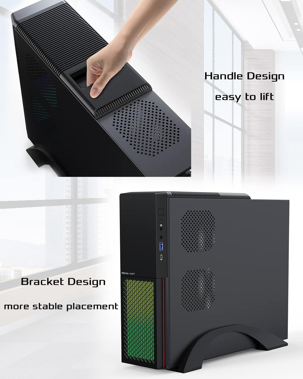 16GB RAM 512GB SSD Core i7-4765T Desktop Computer Z15619