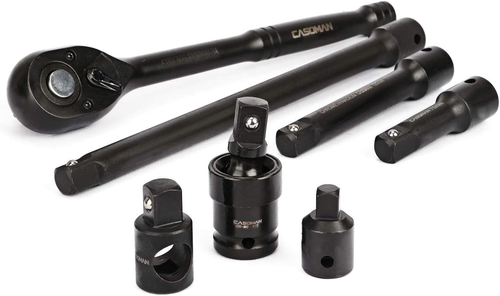 1/2 Drive 36 Piece Deep Impact Socket Set CR-V Steel B4368