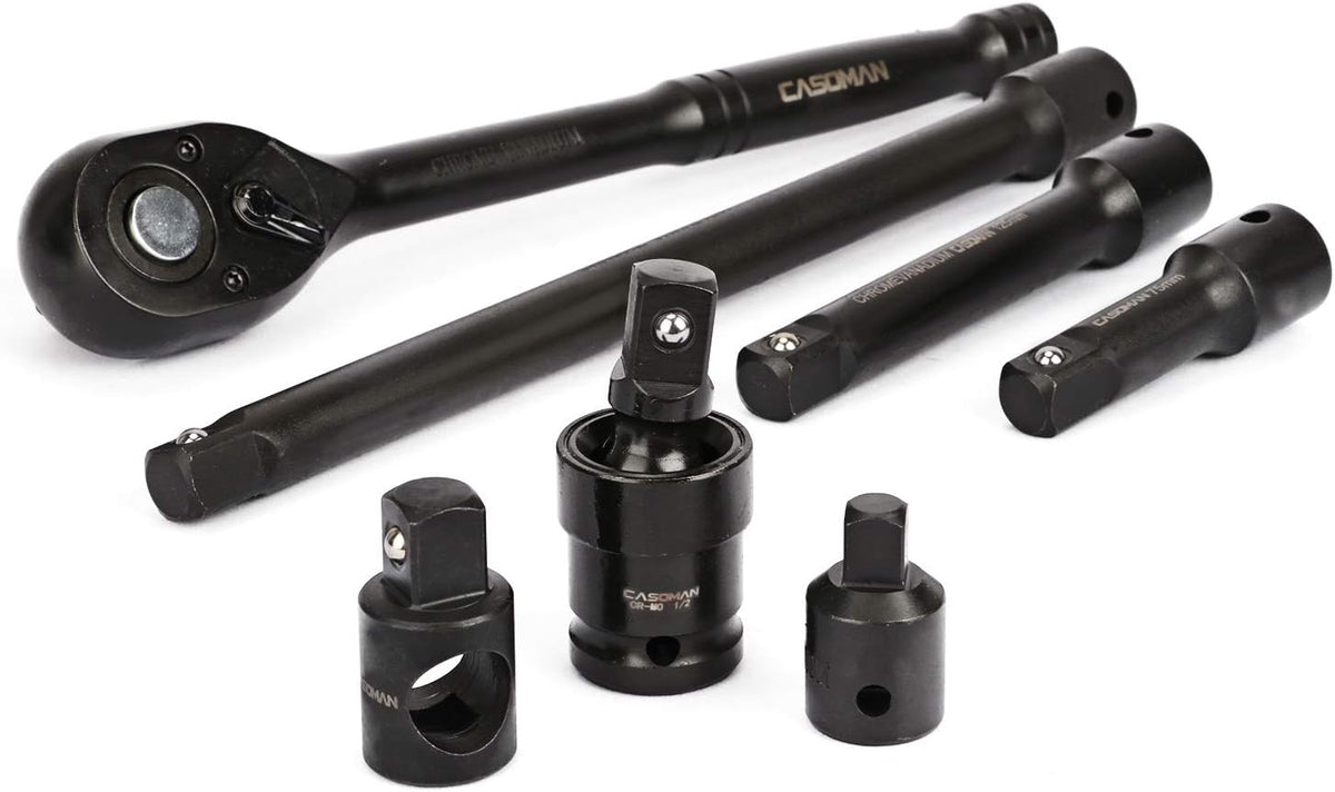 1/2 Drive 36 Piece Deep Impact Socket Set CR-V Steel B4368