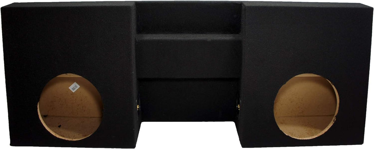Compatible with 2005-2012 Toyota Tacoma Double Cab Dual 10 Sub Box Enclosure G446