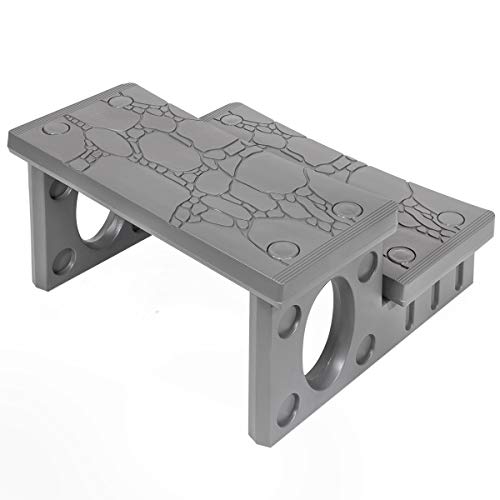 Gray 2-Step Deck Steps F91287