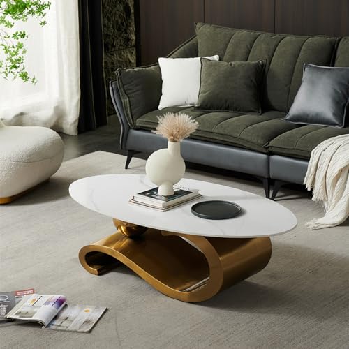 Gold Marble Top Coffee Table P147463