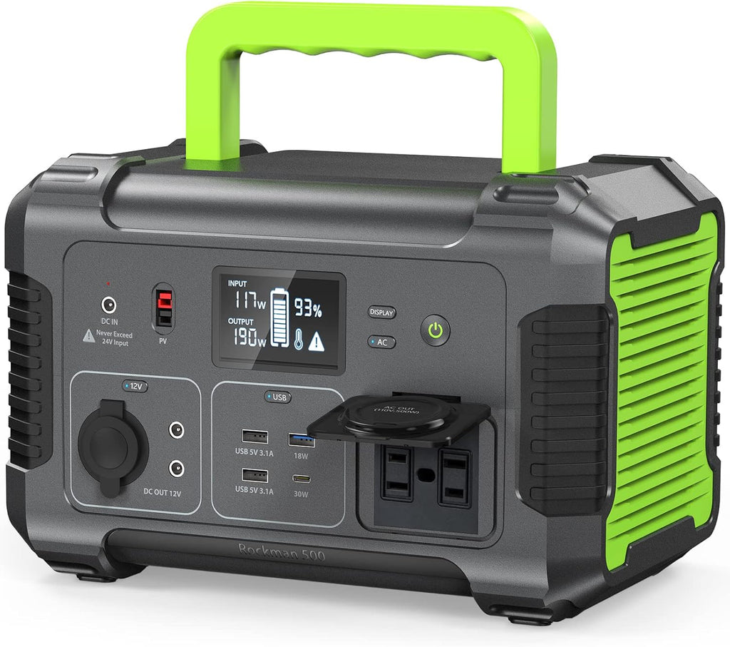 Portable Power Station 500W 519Wh Solar Generator X2236