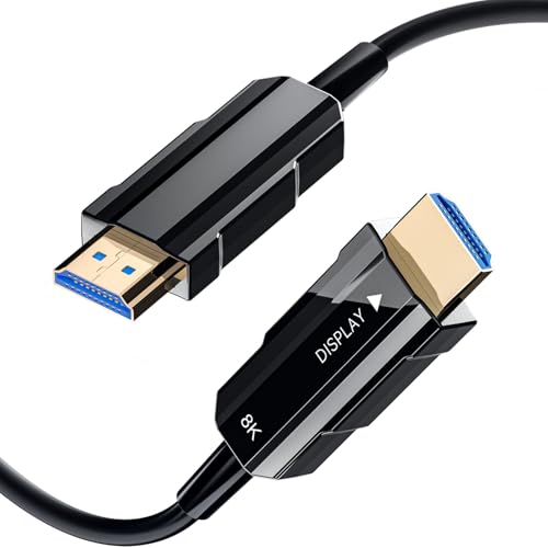 8K Fiber Optic HDMI Cable 50ft I7646