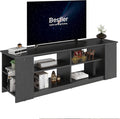 Light Gray TV Stand with Drawers Z40382