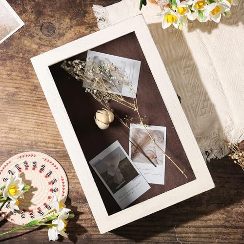 Black 11x17 Extra Deep Shadow Box Frame with Linen Back G9997
