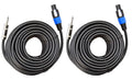 2x Speakon to 1/4 50 ft. 12 Gauge Speaker Cable, Pair G5145