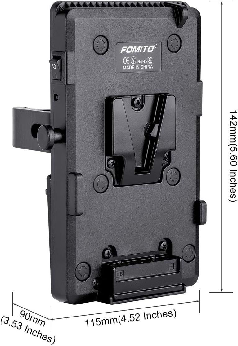 V Mount Battery Adapter Plate with Super Clamp Z550543