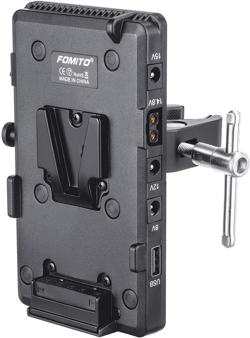 V Mount Battery Adapter Plate with Super Clamp Z550543