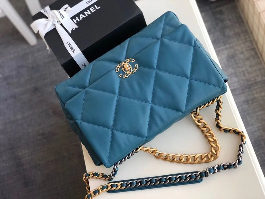 Teal Shoulder and Crossbody Handbag M7827