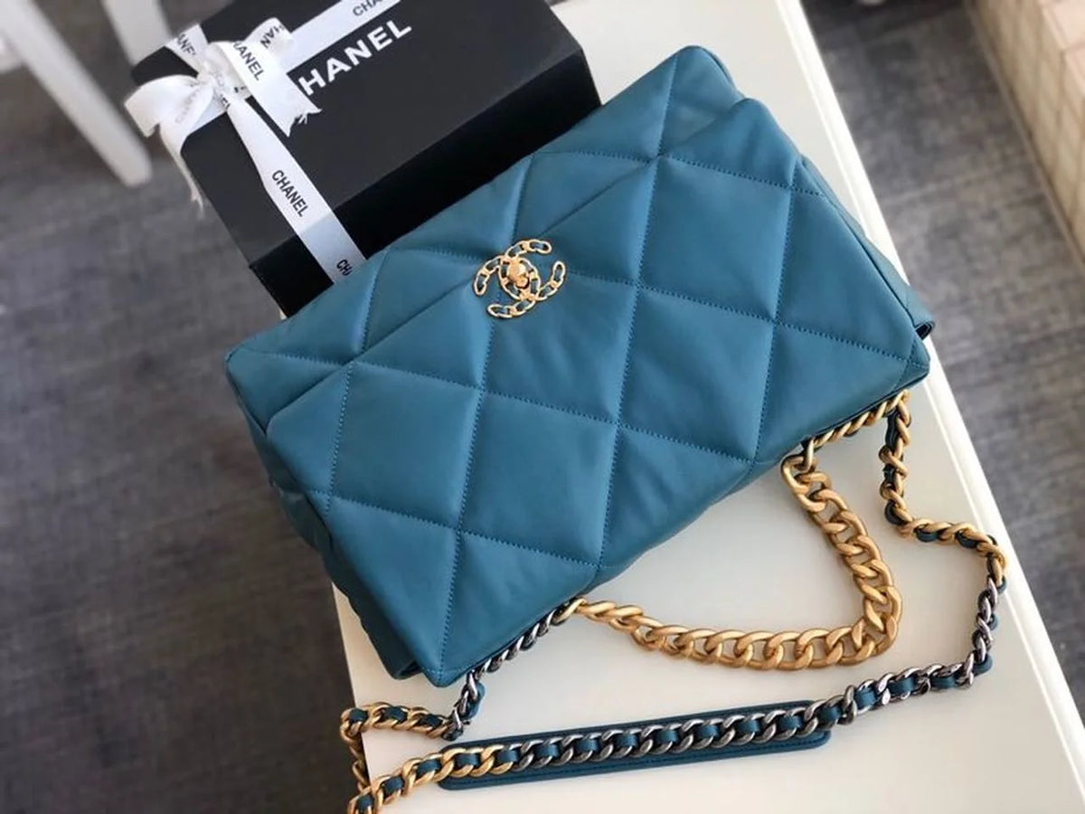 Teal Shoulder and Crossbody Handbag M7827