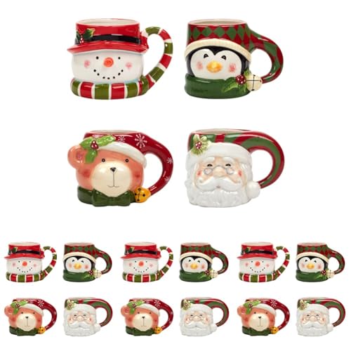 Multicolor 4 Pc Mug Set B5209