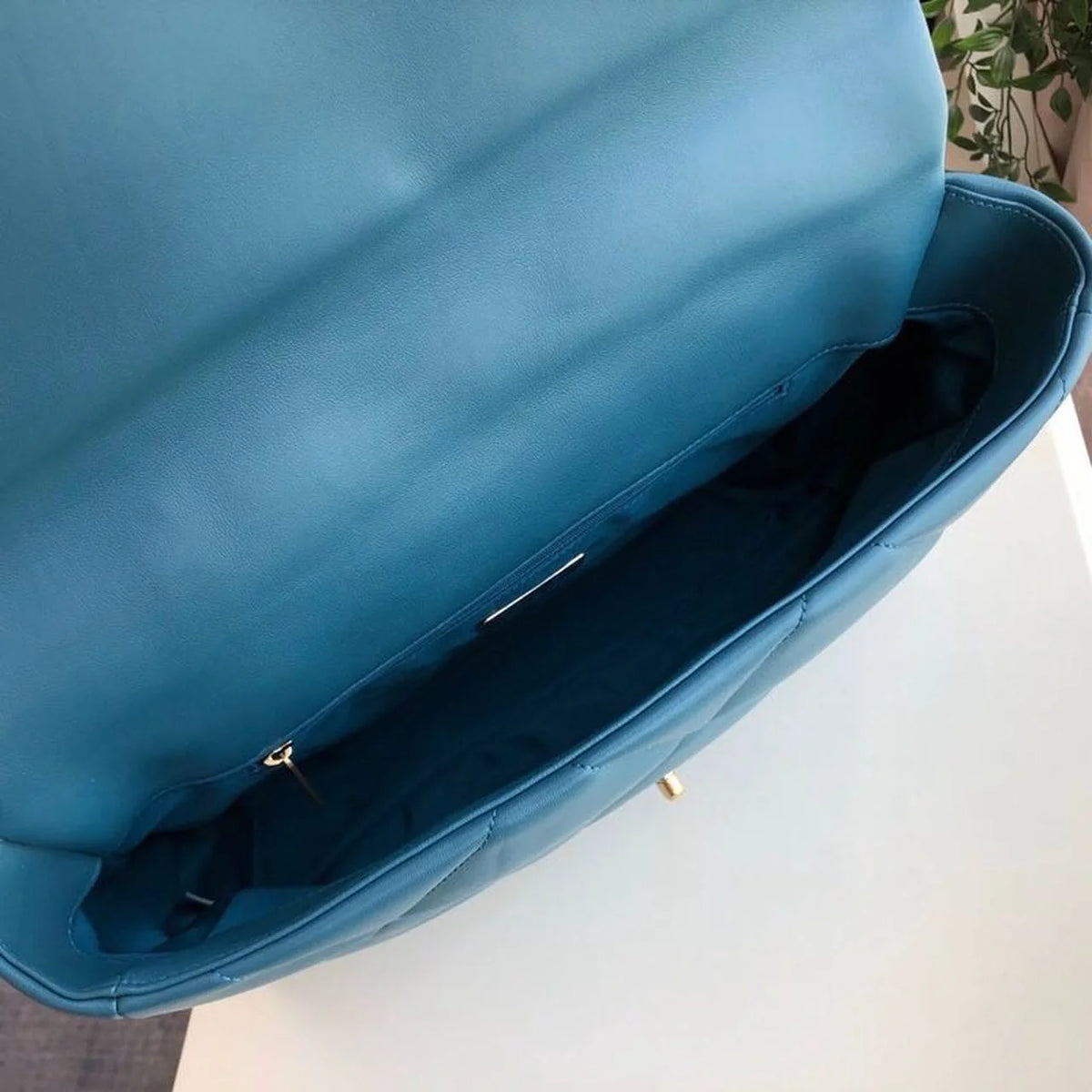 Teal Shoulder and Crossbody Handbag M7827