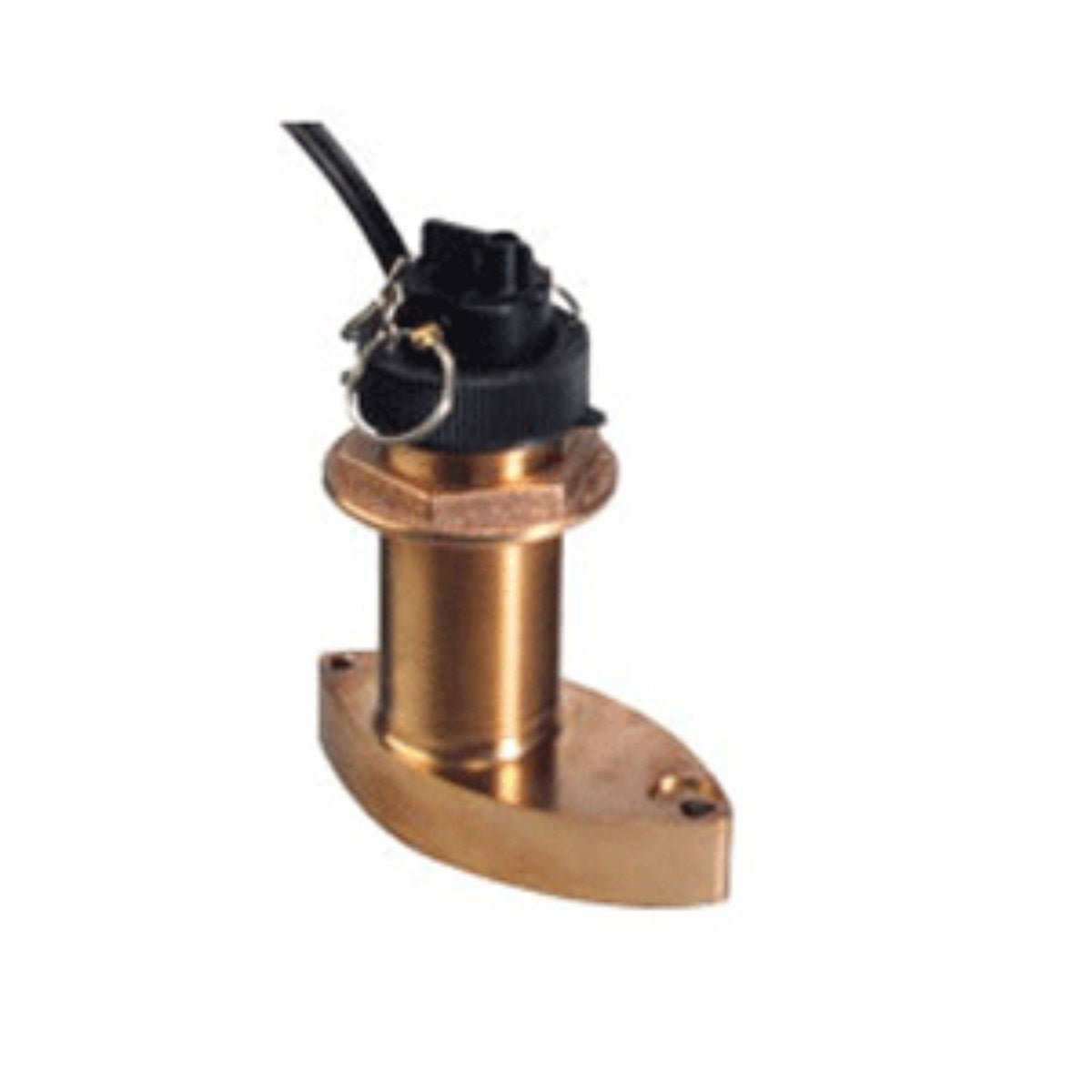 Bronze Thru Hull Triducer with Cable Z9410